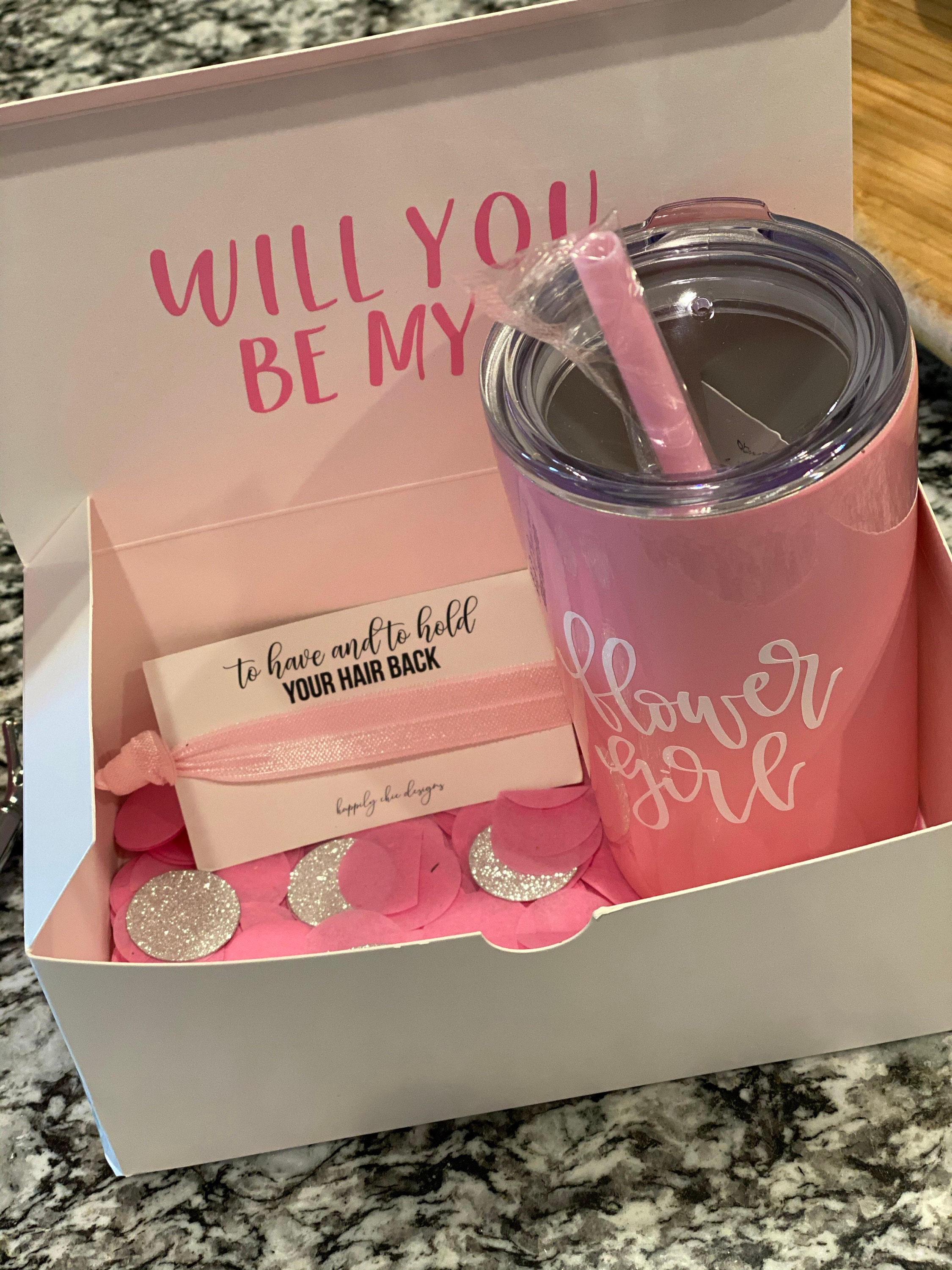 Flower girl proposal box set flower girl gift ideas junior bridesmaid