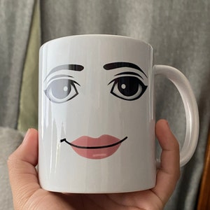 Roblox Woman Face Premium Quality Beautiful Roblox Gift Mug -  Sweden