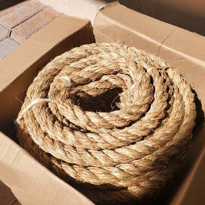 1 X 300' TREATED MANILA ROPE Docks Tree Work Dock Farm Nautical Crafts ...