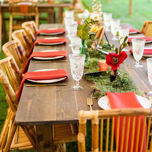 Moss Table Runner 16x20' Wedding Decorations Ceremony Decor Garden