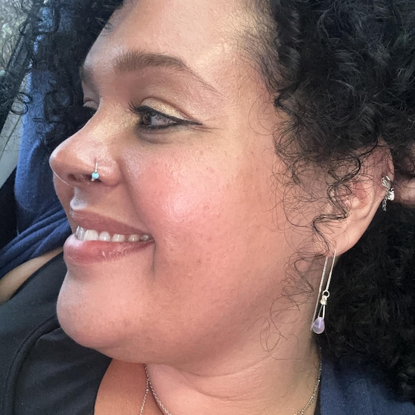 Hidden Helix Piercing 16g F136 Implant Grade Titanium Hammered Bar ...