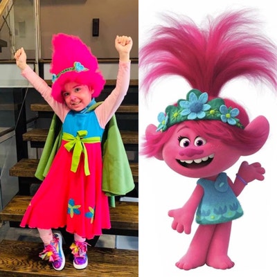 PRINCESS POPPY Crochet Troll Hat Halloween Costume Trolls - Etsy