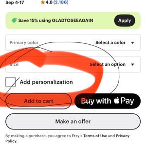 Etsy buyer added a photo of their purchase