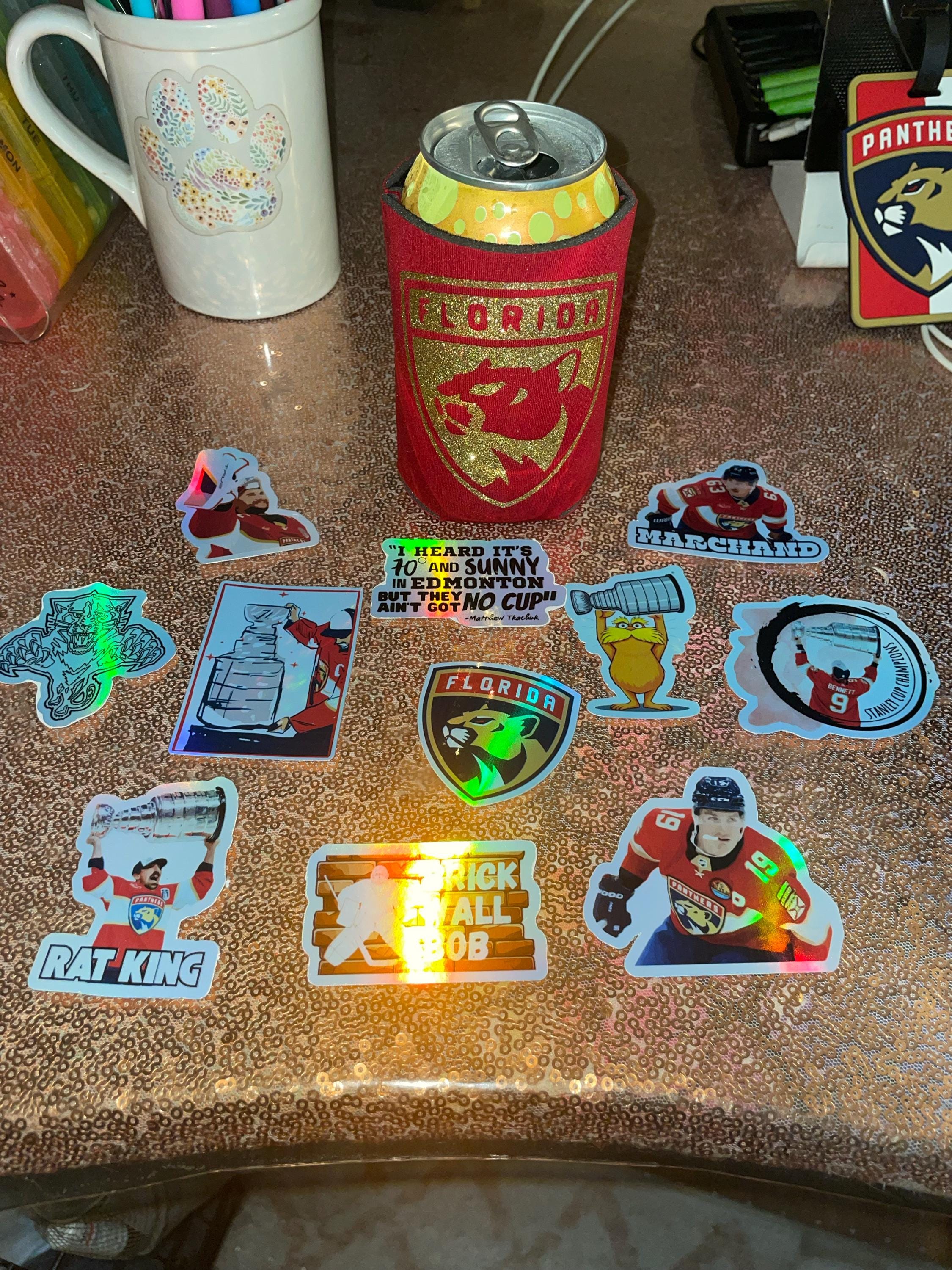 Florida Hockey Variety Sticker Packs; Kiss-Cut Stickers, Perfect Gift for Hockey Fan
