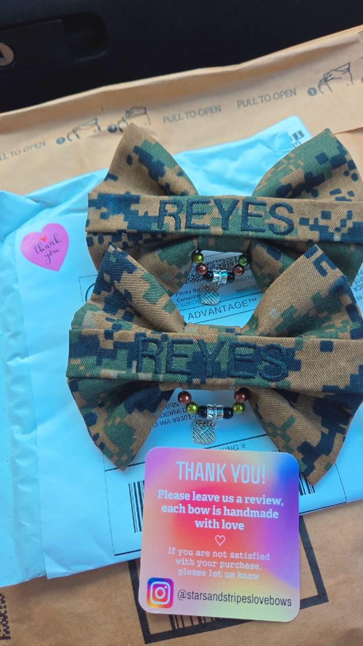 Custom Nametape Military Bow