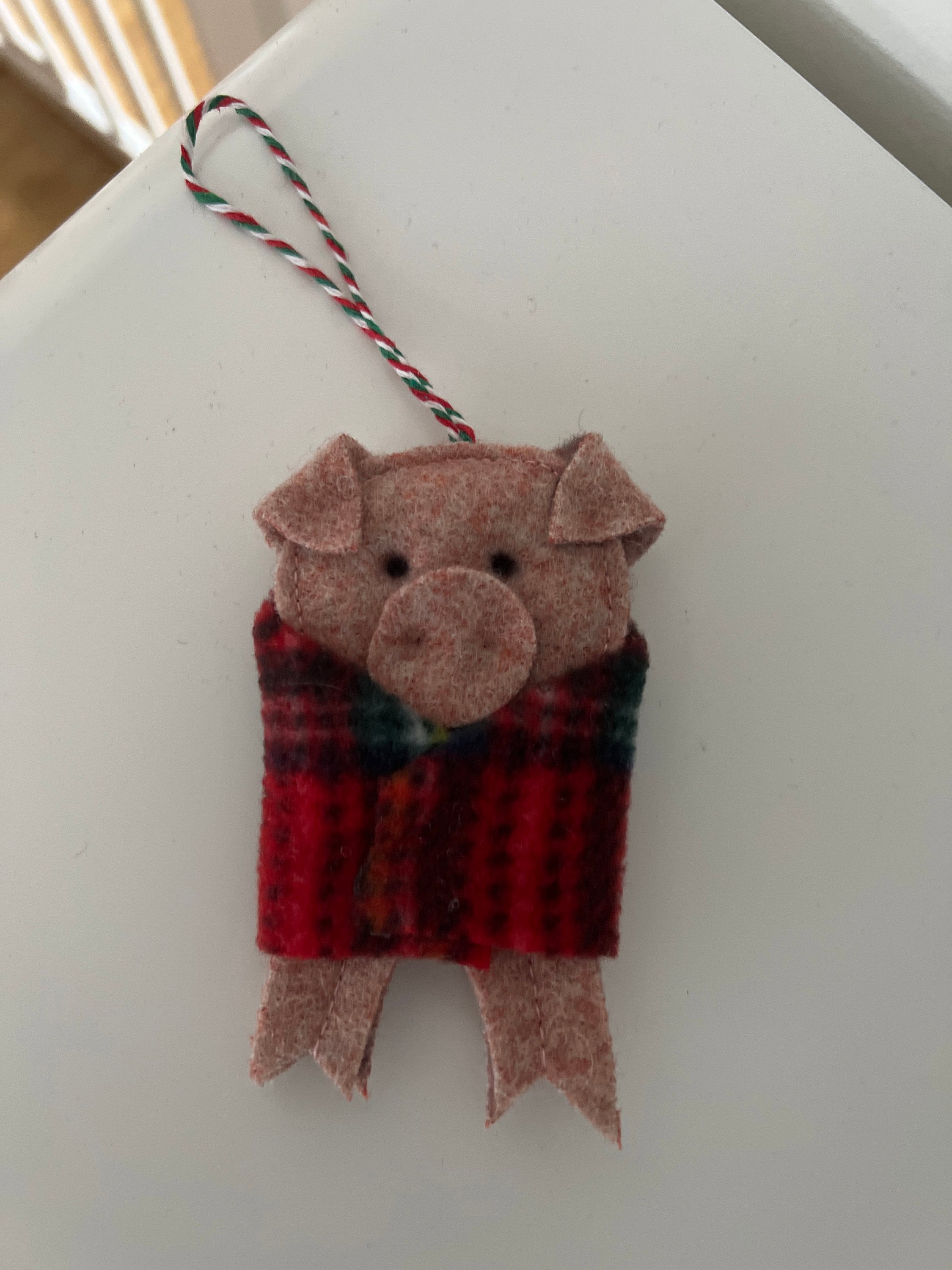 Pigs in blankets Christmas decoration, Christmas ornament, Tree decoration, Christmas decor, Christmas tree, vegan gift, pig lover