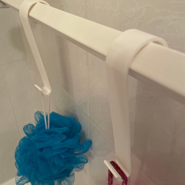 Yapicoco Shower hooks for inside shower loofah,4 Pack Bathroom