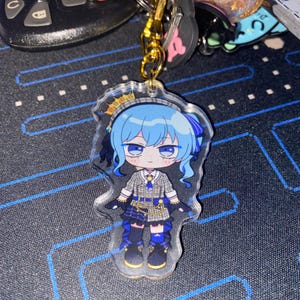 HoloEN Charms Holo Advent +1 Acrylic Keychain Fan Merch (Koseki Bijou,Shiori Novella Nerissa,Ravencroft Fuwamoco) and theres(Raora Panthera)
