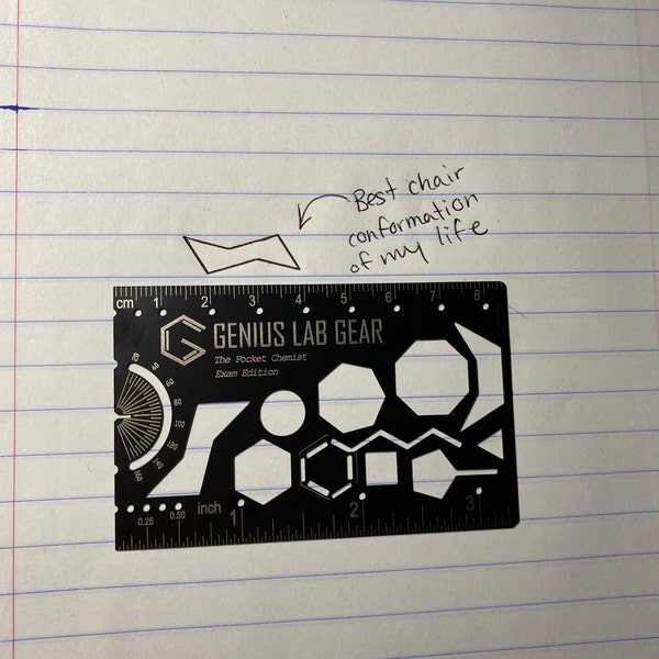 Organic Chemistry Stencil | Molecule Drawing Template | the Pocket ...
