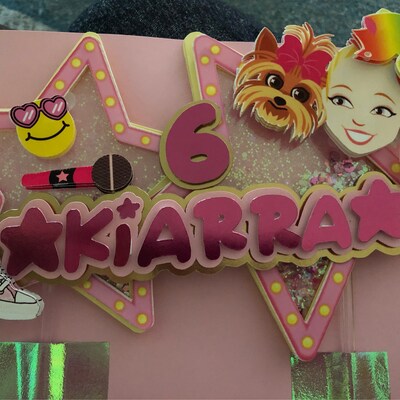 Jojo Siwa Birthday Jojo Siwa Party Jojo Siwa Cake Topper - Etsy