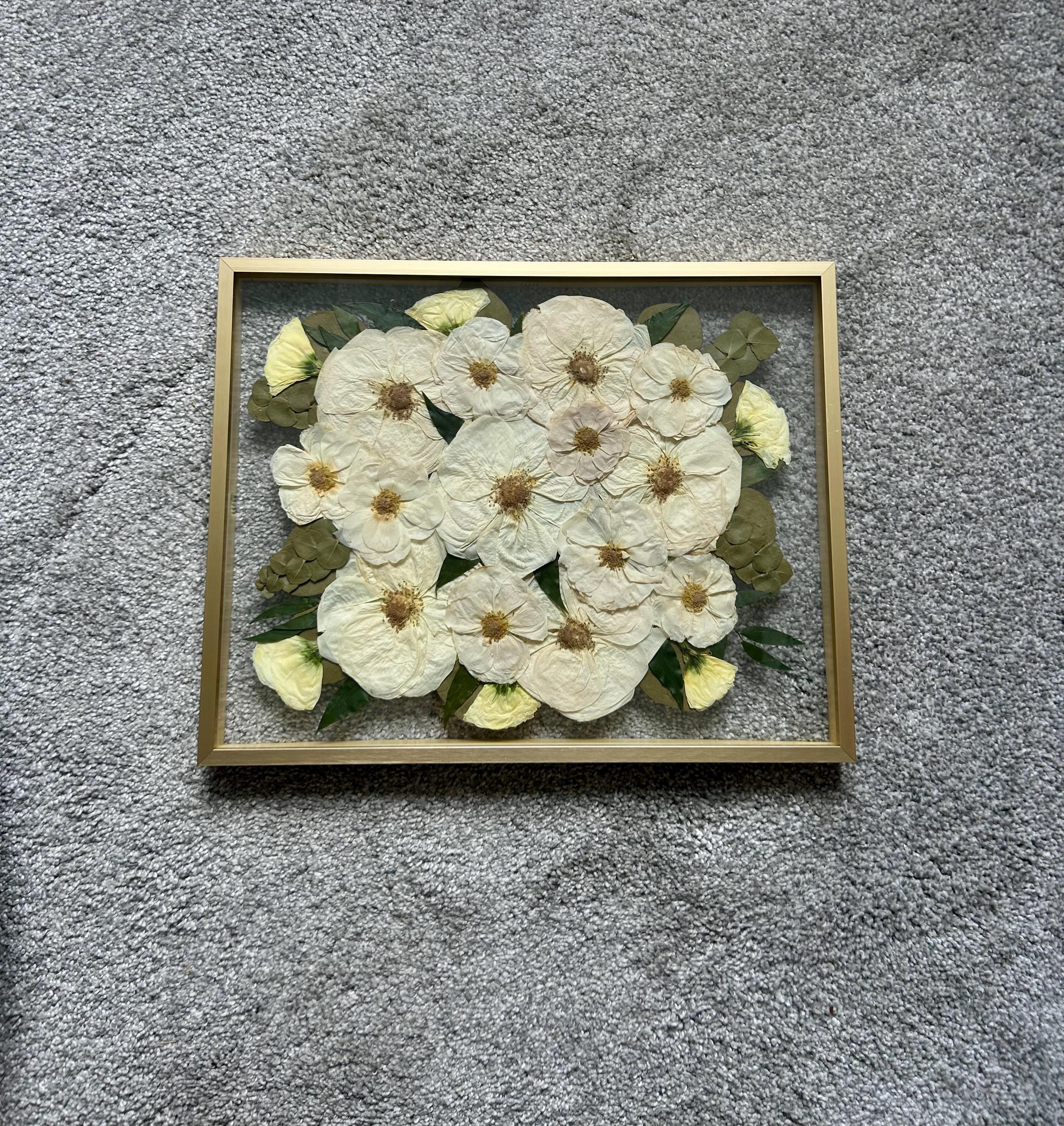 Preserved flowers from Marisa's etsy review