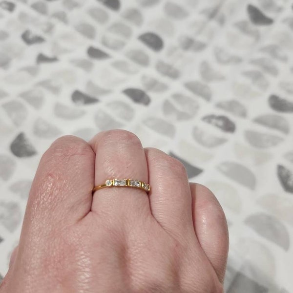 Initial Morse Code Ring by Caitlyn Minimalist • Diamond Ring With ...