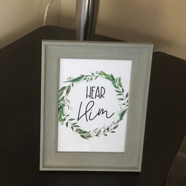 Hear Him / Lds Art / Hear Him Lds / Lds Print / Hear Him Printable ...