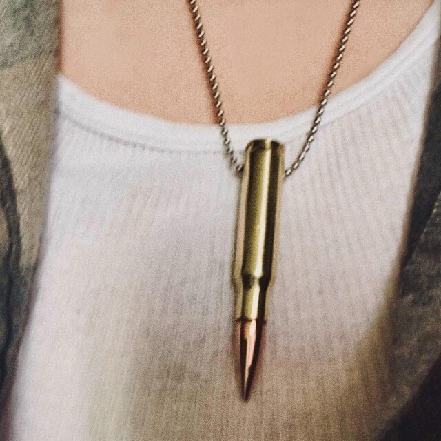 Bullet Necklace - 7.62/308, 5.56/223, Remington 38 Special Bullet