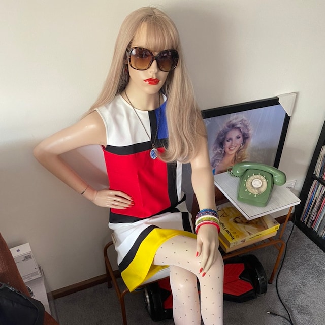 Plus Size Swing Dresses, Vintage Dresses Mondrian dress Mod dress iconic dress 1960s dress shift dress 60s mini dress pop art dress $160.00 AT vintagedancer.com