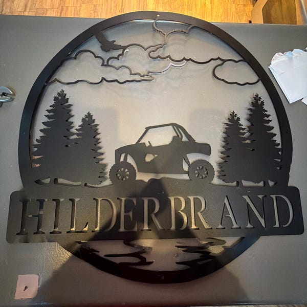Personalized UTV Side by Side Name Sign | Dune Buggy Gifts | Metal RZR ...