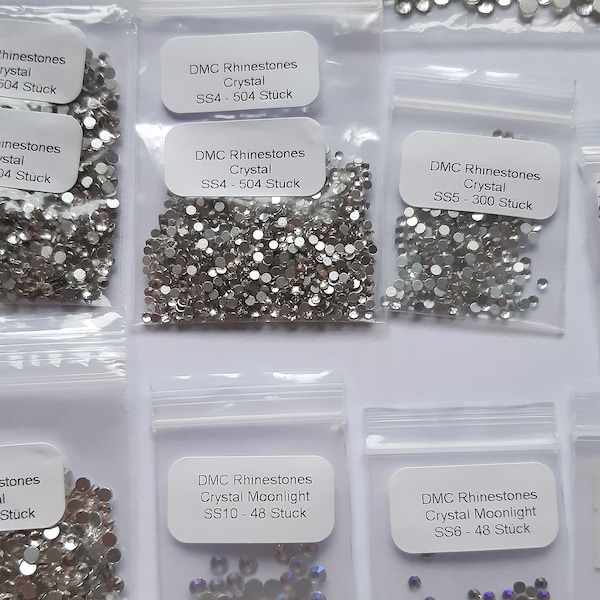 Superior PRIMERO 2058 & 2088 Strass Senza Hotfix * Cristallino E - Foto 2