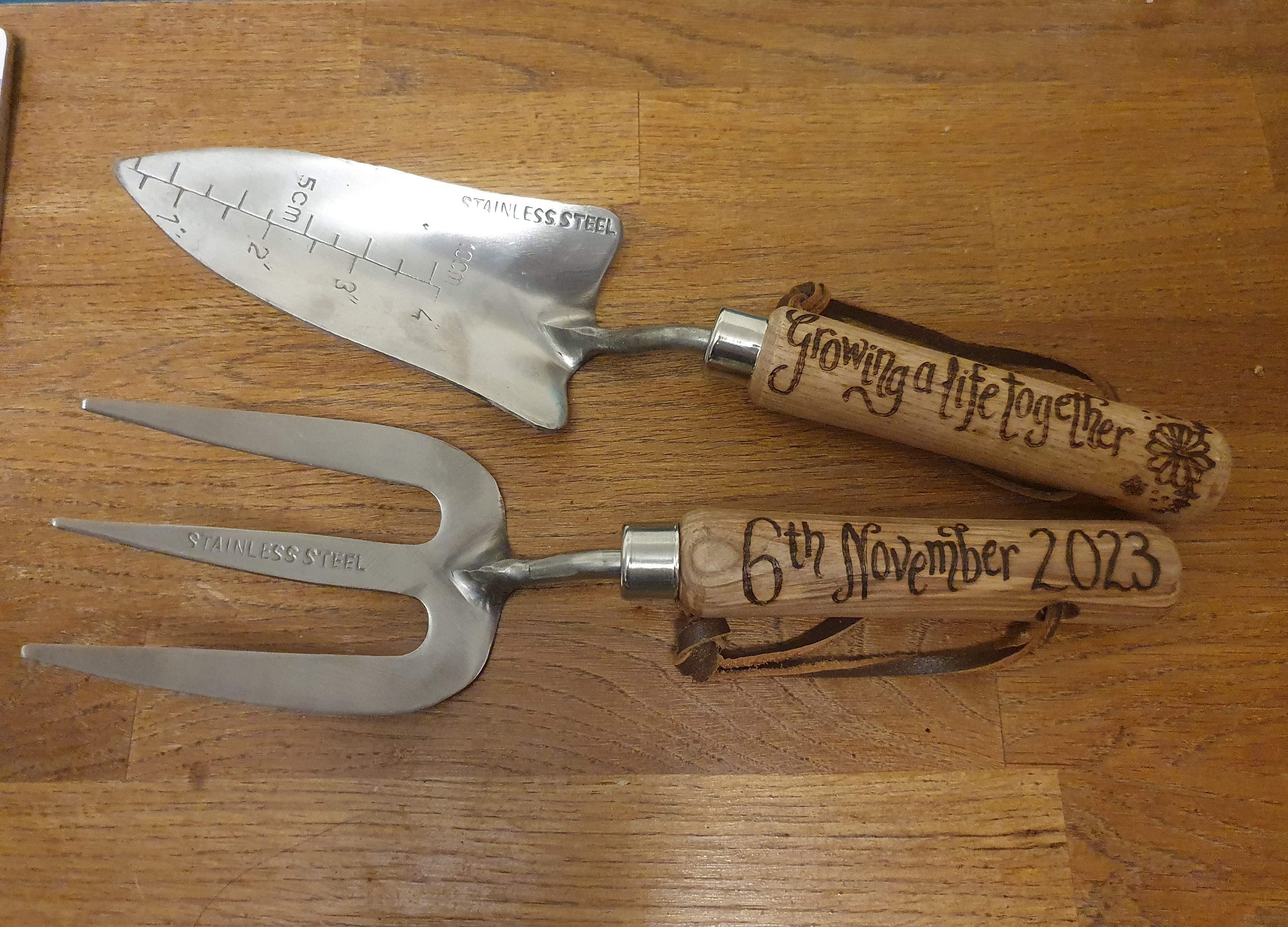 Garden Tools personalised for 30th 40th, 45th, 50th, 55, 60, 65, 70, 75, 80, 85 90 95 Gardening Present Birthday Gift for Gardener