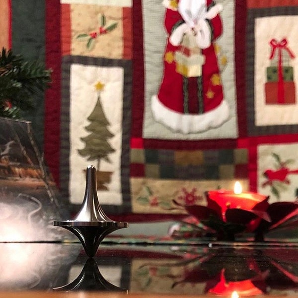 The Spin Brass Spinning Top // Fidget // Inception Totem // Gyroscope ...