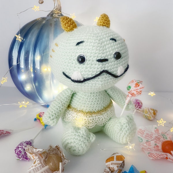 BABY MONSTER Pattern Crochet Amigurumi Monster Crochet PDF baby-monster-pattern-crochet-amigurumi-monster-crochet-pdf