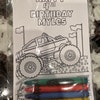 Custom Race Car Coloring Kits Kids Party Favors - Etsy