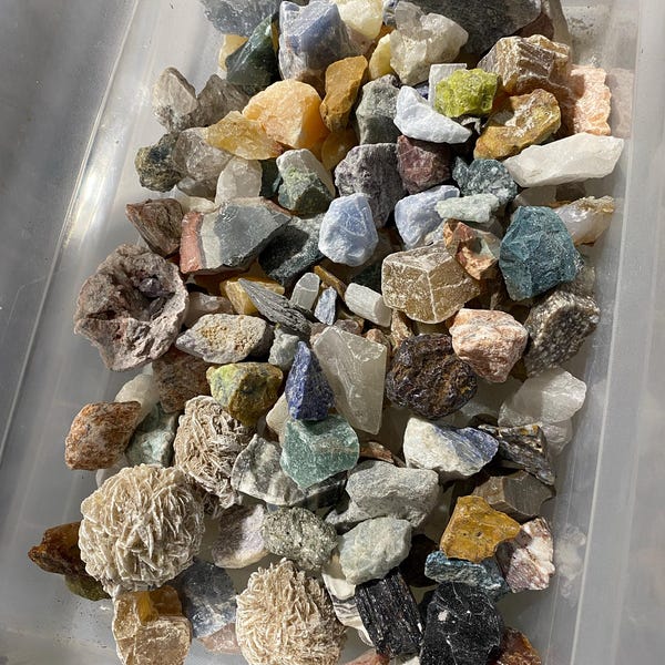 Insane Deal 20 Lbs of Assorted Mix of Rough & Tumbled Stones at ...