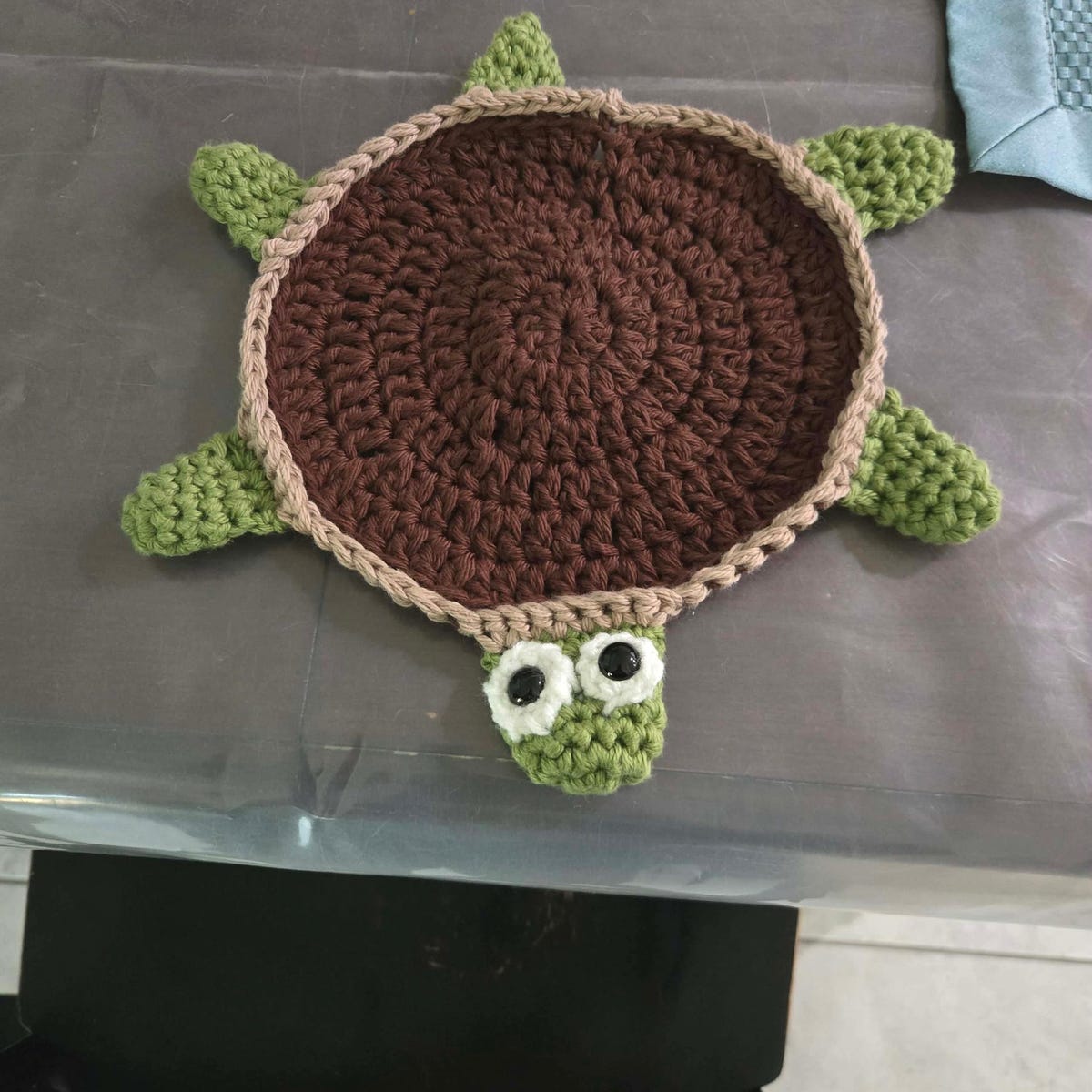 Gehäkelte Boden-Schildkröte von Kymberly