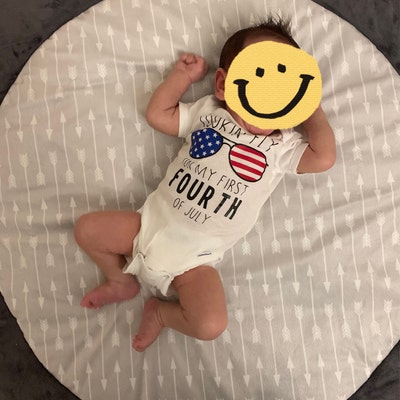 infant first 4th of july onsie