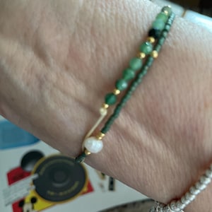 Review photo by tracey for Green Trio Surfer Bracelets