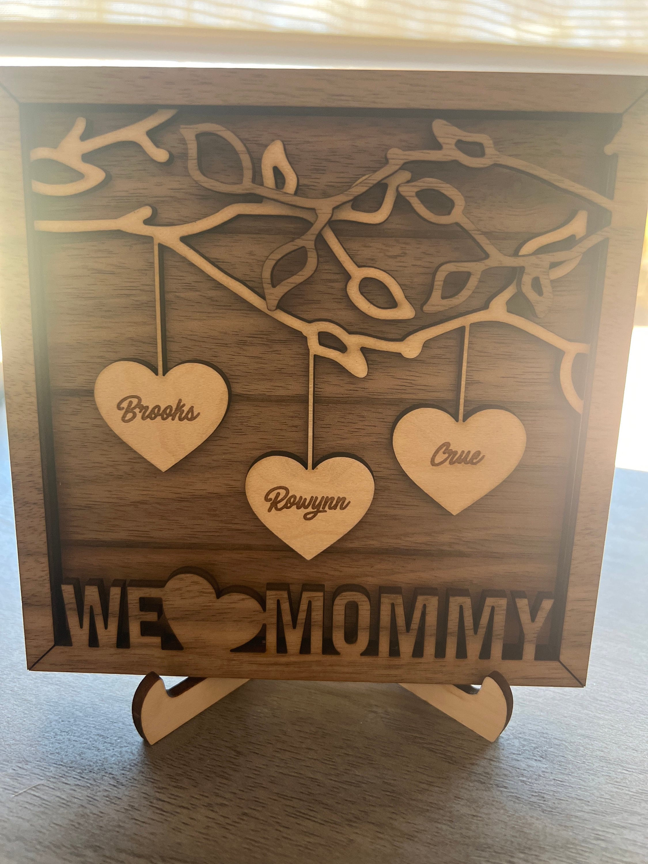 Custom Mother&#39;s Day Gift Personalized Gift from Kids Mother&#39;s Day Present from Children Mothers Day Gift for Grandma Grandchildren Names