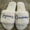 monogrammed slippers mens
