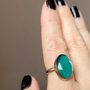 Mood Ring, Gold Mood Ring,  Gold Filled Mood Ring, Handmade Mood Ring, Gold Mood Rings,Handmade Gold Filled Smooth Bezel Mood Ring