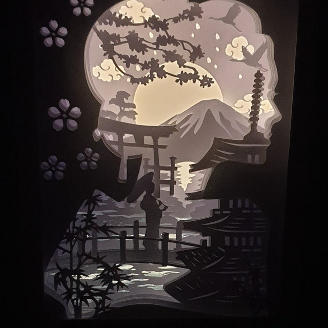 Japanese Landscape Paper Cut Light Box Template, Shadow Box, 3D Papercut Lightbox Svg File DIY, Cutting Cricut, Svg Template Cricut - Etsy Japanese Landscape Paper Cut Light Box Template, Shadow Box, 3D Papercut Lightbox Svg File DIY, Cutting Cricut, Svg Template Cricut - Etsy