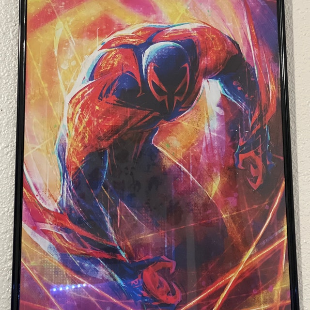 スパイダーマン 2099 限定版ファインアートプリント