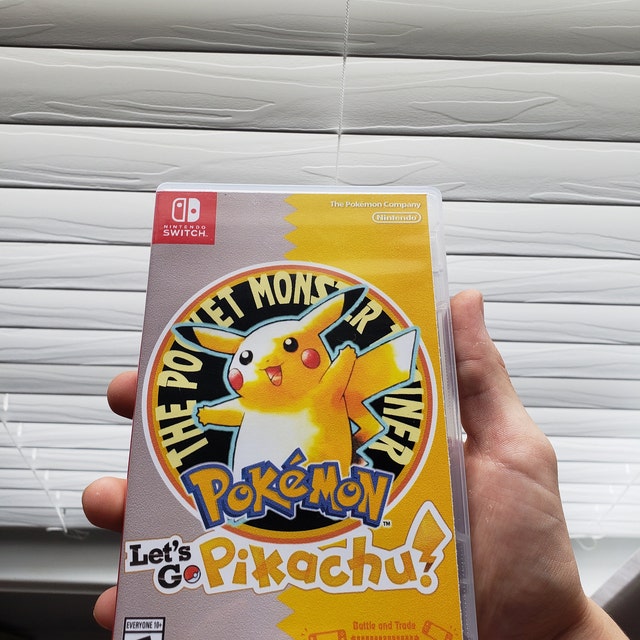 Pokémon Let's Go Pikachu Cover Art: Replacement Insert & Case for Nintendo  Switch -  Polska