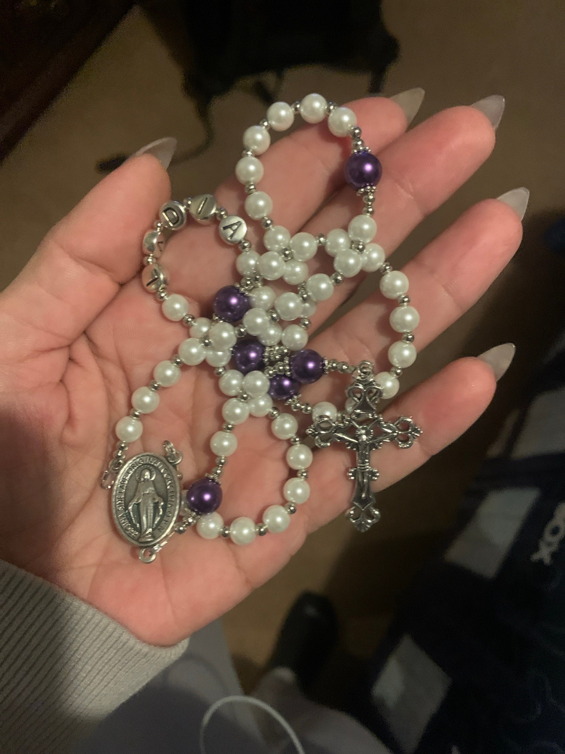 Personalized Rosary | Custom Rosary | Baptism Rosary | First Communion Rosary | Handmade Rosary |  Catholic Rosary