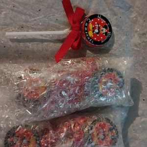 15 Mickey Mouse Personalized Birthday Lollipops. Lollipops Are ONE AND ...