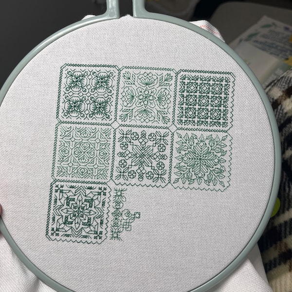 Blackwork Sampler Pattern - Etsy