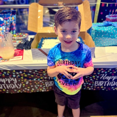 minty rainbow tie dye