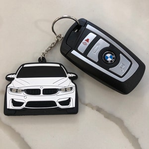 BMW F82 M4 PVC Rubber Keychain Etsy