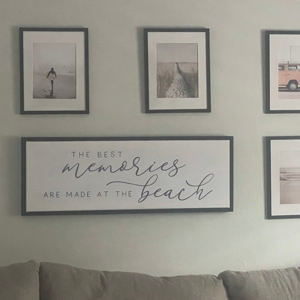 Best Memories At The Beach Sign