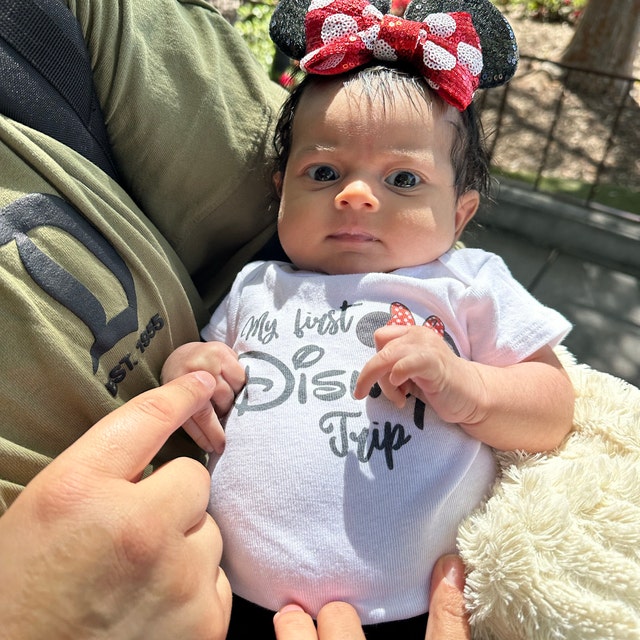 My First Disney Trip Onesie Disney Family Trip Minnie Mouse