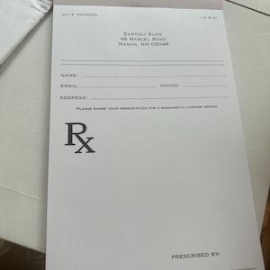 The Prescription for a Happy Marriage, Unique, Custom Prescription Pad ...