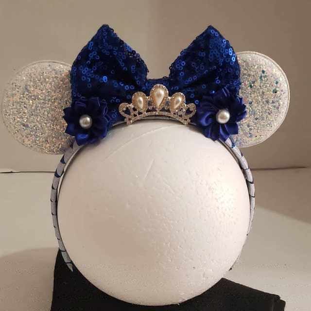 Chunky Glitter Mouse Ears Pair of Mouse Ears Padded Mouse Etsy