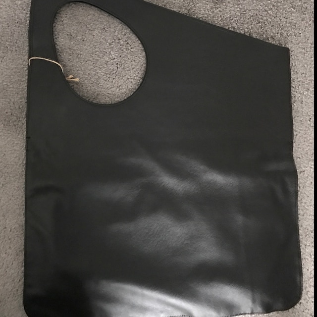 NEUE Echtleder Schwarze Tasche / Hochwertige Tote Asymmetrische Große Tasche  von AAKASHA A14176 - .de