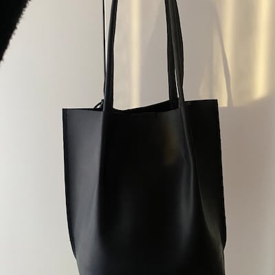 Green Leather Tote, Tote Leather Bag, Leather Tote Bag, Small Tote Bag, Woman Shoulder Bag, Gift ...
