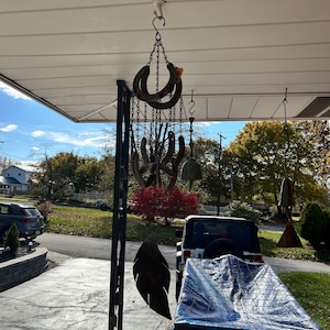 BlesConi Carillon à Vent En Métal Avec Clous En Acier Et