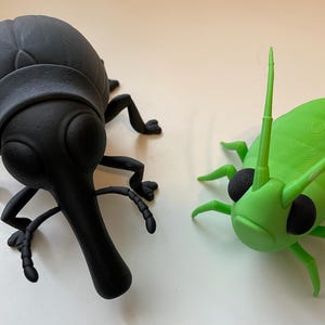 地上ゾウムシ：3Dプリントのミニチュアフィギュア - Etsy 日本