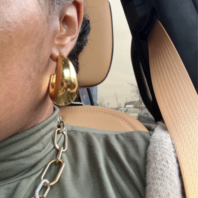 Bottega Veneta earrings dupe