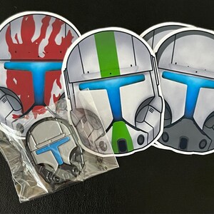 スターウォーズ クローンコマンドーヘルメット ビニールステッカー